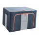 thumbnail image 3 of Bolsa De Almacenamiento De Ropa Organizador 66L Ventana Transparente Para Juguetes Sábanas Edredón Azul Marino, 3 of 4