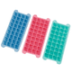 thumbnail image 4 of Bandejas para cubitos de hielo con tapa, paquete de 3 (rosa, azul y verde). Bandejas de silicona para cubitos de hielo flexibles y fáciles de liberar. 36 moldes para cubitos de hielo. Sin BPA., 4 of 8