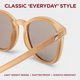 thumbnail image 3 of Gafas de sol Le Specs Bandwagon Raw Sugar/Ice Blue, 3 of 7