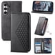 thumbnail image 1 of Funda Flip FOXDOCK para Samsung Galaxy S23 FE , Estilo Billetera con Diseño Rombo, Correa de Mano y Soporte, Uso Diario, 1 of 6