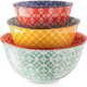 thumbnail image 1 of DOWAN Mixing Bowls, Ceramic Mixing Bowls for Kitchen, Colorful, 1 of 3