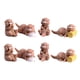 thumbnail image 4 of Figuras De Nutrias En Miniatura De 8 Piezas, Decoración Para Casa De Muñecas, Adorno Para Salpicadero, 4 of 5