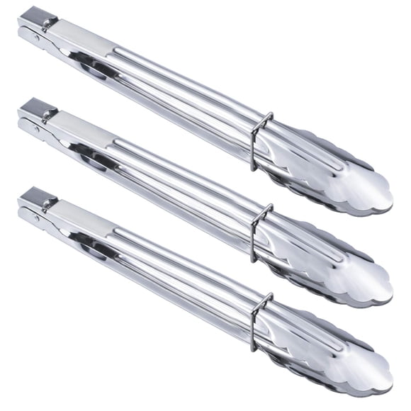Pinzas para Servir HINMAY de Acero Inoxidable para Cocina y BBQ (30 cm)