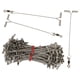 thumbnail image 2 of 100 Uds Pesca Equilibrio Aparejo Gancho Brazos Conector T Gancho De Cuerda 9cm 10,5x1,8 Cm, 2 of 4