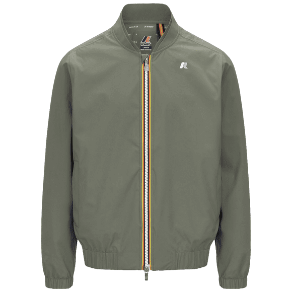 Chaqueta Men Impermeable Aurene Stretch Dot Green