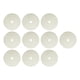 thumbnail image 1 of 10 marcadores planos de conos de goma antideslizantes, discos planos para cancha de fútbol, ​​para práctica de agilidad y entrenamiento de fútbol. Blanco, 1 of 5