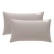 thumbnail image 1 of REGALWOVEN 2 Paquete de Fundas de Almohada de Algodón, Resistentes a las Arrugas y Duraderas con Cierre de Sobre, Unisex Gris B Queen, 1 of 4