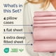 thumbnail image 2 of Juego de sábanas CGK Unlimited Extra Deep Queen Baby Pink, 6 piezas, 2 of 8