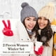thumbnail image 5 of Gorro, bufanda y guantes para niños, tres piezas, gorro de bebé para otoño e invierno., 5 of 5