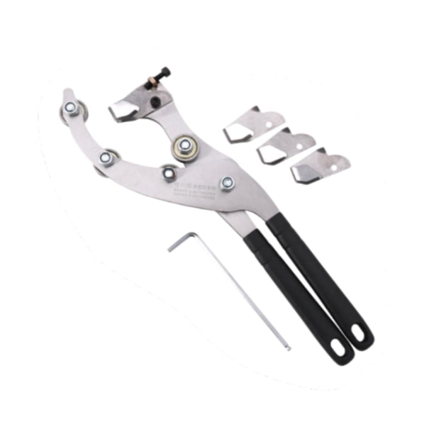Herramienta de tuberías de mano para pelar árboles frutales, mango ergonómico con 4 cuchillas, trampas de árboles, pinzas de stripper de anillo para e