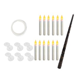 Bothyi - Velas Flotantes Para Colgar En La Ventana, Para Bodas, Interiores Y Exteriores, Halloween, 12 Unidades, Color Amarillo B