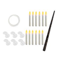 Bothyi - Velas Flotantes Para Colgar En La Ventana, Para Bodas, Interiores Y Exteriores, Halloween, 12 Unidades, Color Amarillo B