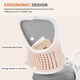 thumbnail image 3 of Silla de escritorio Sweetcrispy ergonómica con respaldo alto gris, 3 of 8