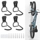 thumbnail image 1 of Soporte de pared para bicicleta Housolution, resistente, con gancho fijo, paquete de 4, 1 of 7