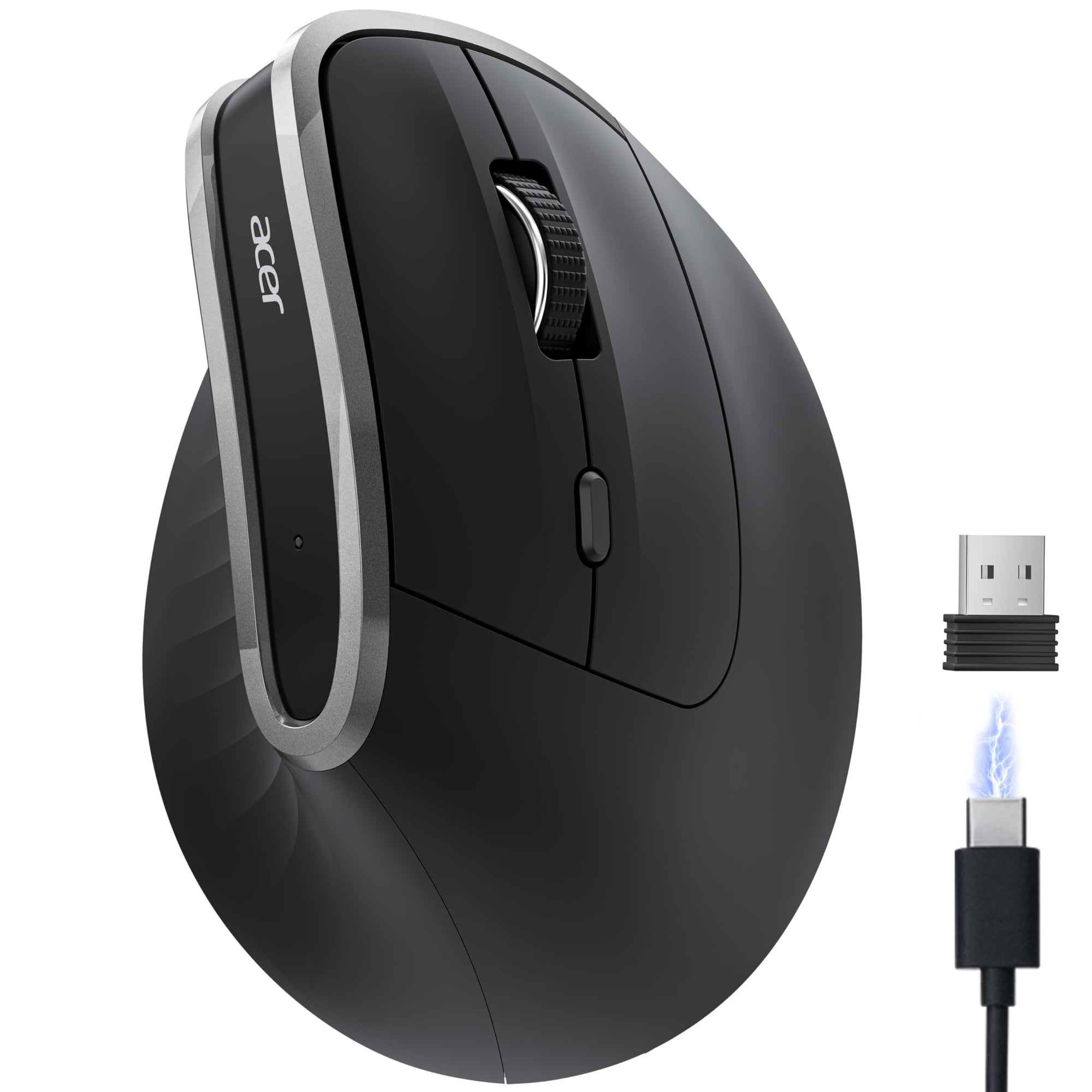 Ratón Acer Ergonomic Wireless Vertical 800/1200/1600 Dpi