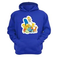Genérico - Polerón Canguro Familia Amarilla Azul Talla Xl Unisex