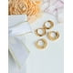thumbnail image 5 of Pack Aros 2 Par De Argollas Lisa Piercing Chapada En Oro 18k, 5 of 5