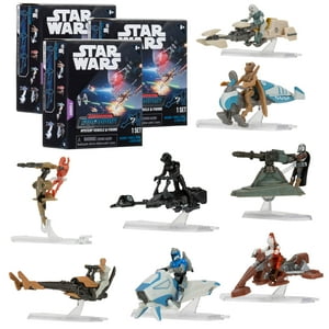 Blind Box Star Wars Micro Galaxy Squadron Scout, Paquete De 3