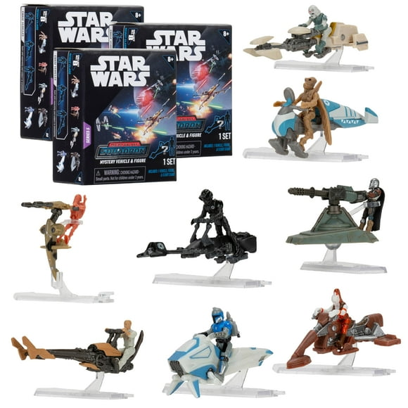 Blind Box STAR WARS Micro Galaxy Squadron Scout, paquete de 3