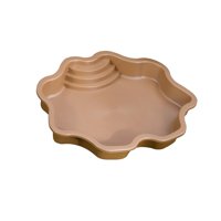 Magideal - Cuenco De Baño De Agua Para Tortugas, Decoraciones Para Piscinas De Baño De Reptiles, Cuenco De Terrario, Cuenco De Agua Para Reptiles Para Suministro Marrón Claro