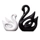 thumbnail image 4 of Parejas De Cisnes De Cerámica En Estatuas De Cisnes En Blanco Y Negro Para Decoración De Mesa De Centro, 4 of 5