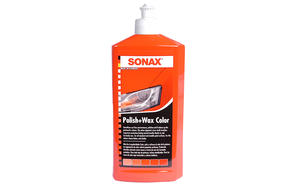 Cera Abrillantadora Sonax Polish & Wax Color Rojo 500 Ml
