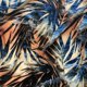 thumbnail image 1 of Terciopelo burnout con estampado de hojas, 145 cm de ancho, 250 g/m, 1 of 3