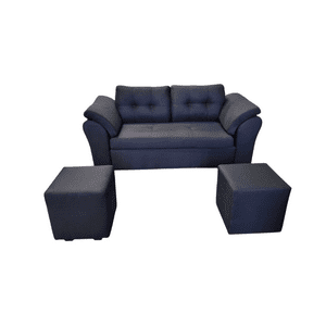 Genérico - Sofa 2 Cuerpos Barcelona +2 Pouf