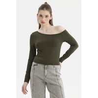 Fashionspark - Polera Mujer Asimétrico Verde