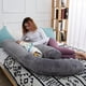 thumbnail image 1 of Almohada Embarazo AMCATON U 60 Pulgadas Extra Grande Gris, 1 of 3