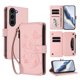 thumbnail image 1 of Funda Cartera Mariposa para [Samsung Galaxy S23 Plus] con Soporte y Cremallera Rosa, 1 of 6