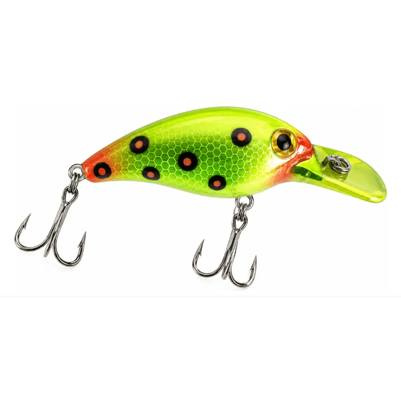 Señuelo Pesca Pocha Salmon Trucha 7cm 28g Spinning 05 Amarillo Verde