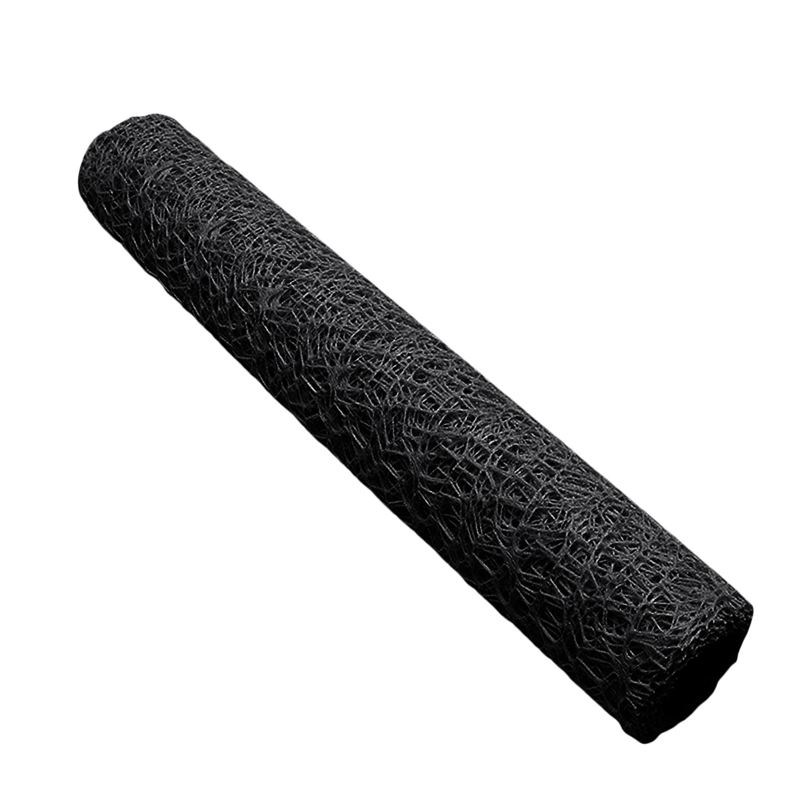 Magideal - Jacquard Mesh Mesh Decorative Net Table Arrangador De Moda Arrancio De Bricolaje Papel De Envoltura De Flores De Bricolaje Para El Día De San Valentín Negro