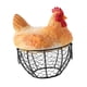 thumbnail image 5 of Cesta para huevos de gallina, contenedor de almacenamiento de huevos, alambre rústico para recolección de huevos frescos, cesta de almacenamiento para, 5 of 5