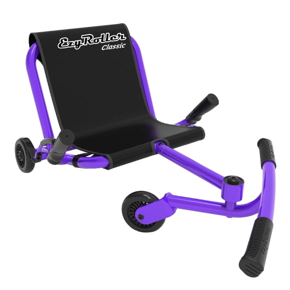 Ride on Scooter EzyRoller Classic para niños mayores de 4 años, color morado