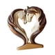 thumbnail image 5 of Adorno decorativo de caballo, artesanía de madera, regalo de inauguración de la casa, artesanías de caballos amorosos, decoración de escritorio para, 5 of 5