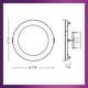 thumbnail image 2 of Luminaria PHILIPS LED 6" Downlight delgado sin caja empotrable, paquete de 12, 2 of 8
