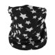 thumbnail image 1 of Unique Bargains 1 Pc Cuello Gaiter Suave Estrellas Cubierta Facial Negro Blanco, 1 of 6