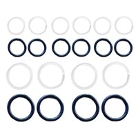 Ioensy - Accesorios De Gato Hidráulico Roscados Al Este Para Instalar Varilla De Presión Tornillo Fijo Anillo De Sello De 16Mm 20 Piezas