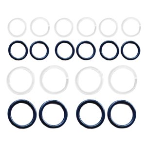 Ioensy - Accesorios De Gato Hidráulico Roscados Al Este Para Instalar Varilla De Presión Tornillo Fijo Anillo De Sello De 16Mm 20 Piezas