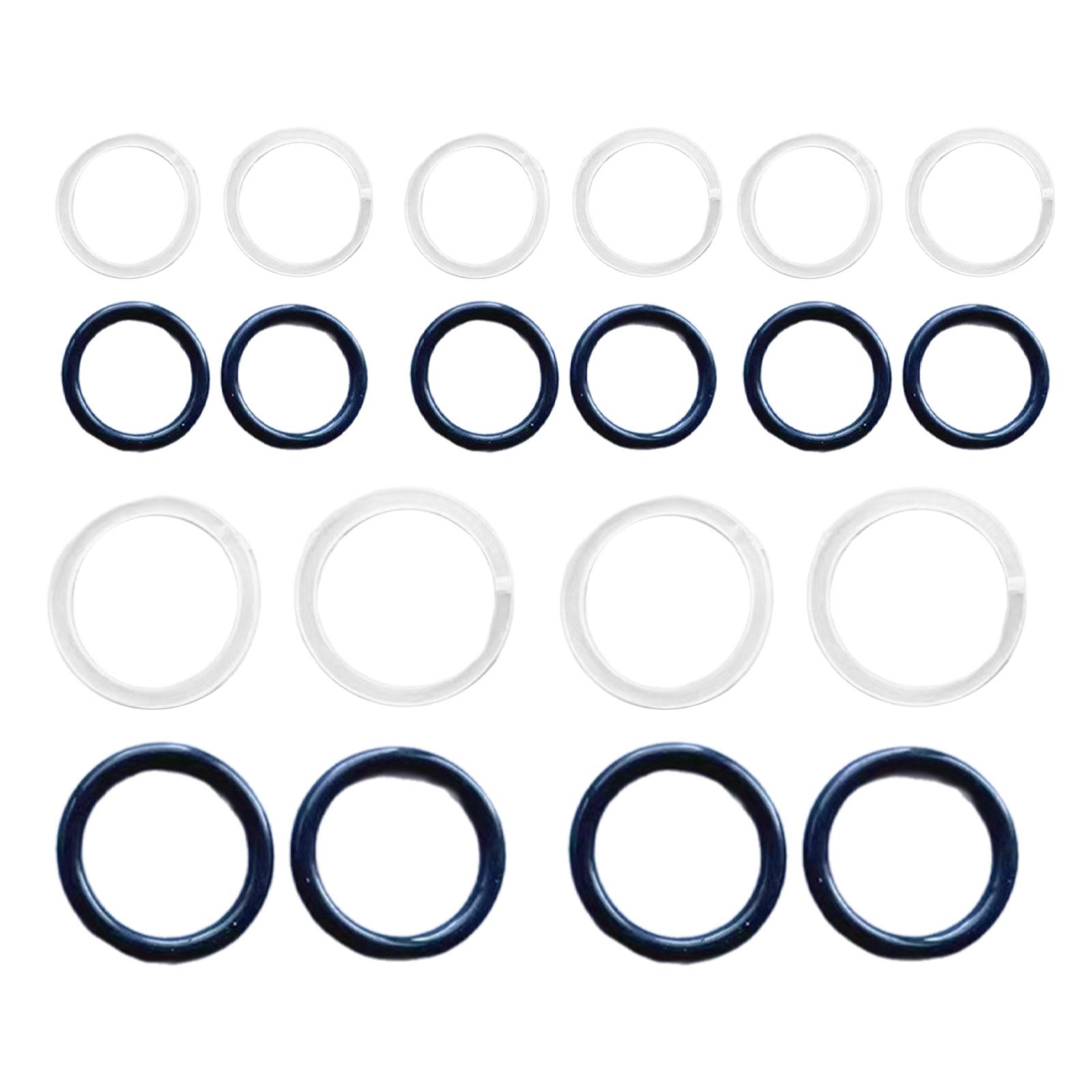 Ioensy - Accesorios De Gato Hidráulico Roscados Al Este Para Instalar Varilla De Presión Tornillo Fijo Anillo De Sello De 16Mm 20 Piezas