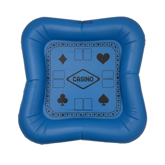 Mesa de juego flotante inflable GSM Brands impermeable con cartas