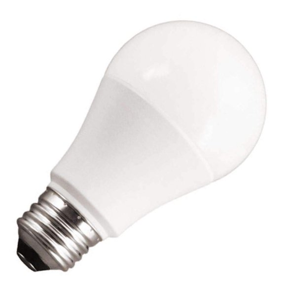 Bombilla LED TCP 9W 2700K A19 para lugares húmedos