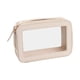 thumbnail image 4 of Neceser Mujer Ni?a Regalo Bolsa De Maquillaje Transparente Para Pinceles De Maquillaje Esenciales Beige Blanco, 4 of 5