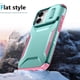 thumbnail image 5 of Funda Resistente para iPhone 17 con Tapa Deslizante y Protección Militar Verde, 5 of 6