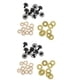 thumbnail image 4 of 20 Juegos De Ojos De Juguete De Seguridad De Plástico + Telas No Tejidas Con Purpurina Y Arandela, 24 Mm, Dorado, 4 of 6