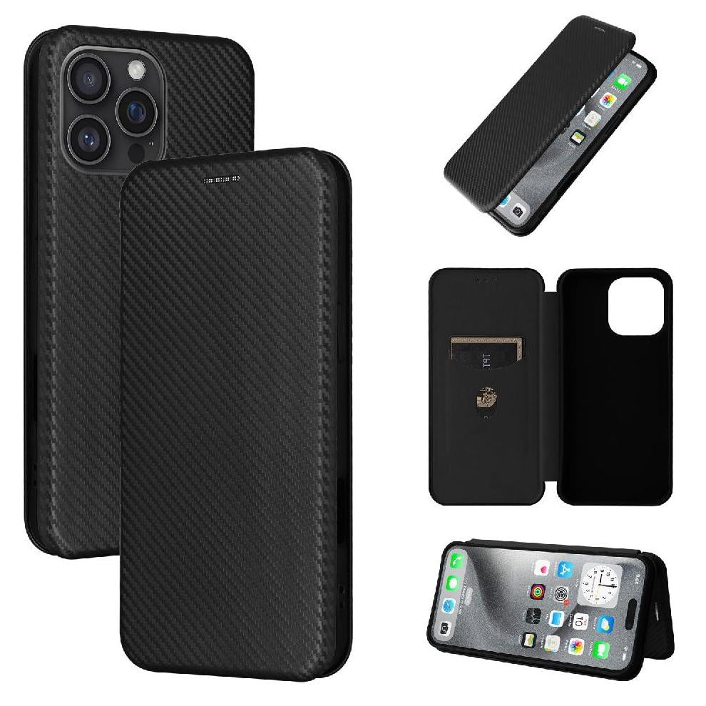 Foxdock - Funda Flip Para Iphone 16 Pro - Funda Magnética De Negocios, Funda Protectora Delgada
