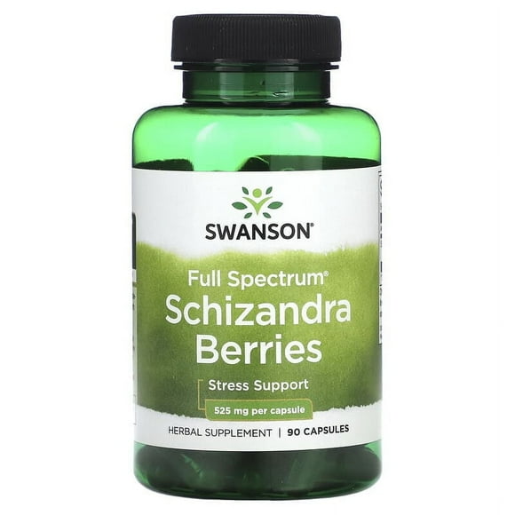 Swanson Bayas de Esquizandra, 525 mg 90 cápsulas