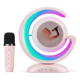 thumbnail image 1 of Parlante Karaoke Belug Niños Con Microfono Portatil Recargable Bt Rosa, 1 of 5