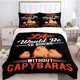 thumbnail image 2 of Funny Capybara Anime Duvet Cover Kawaii Animals Bedding Set Soft Quilt Cover Full Size for Boy Teens Bedroom Decoration, 2 of 5